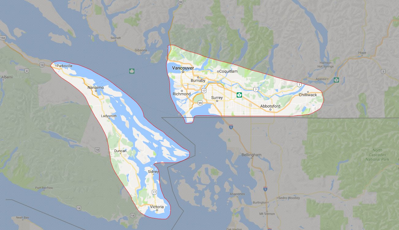 Vancouver regions